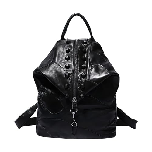 Bolso escolar de cuero y mochila para portátil con antirrobo integrado