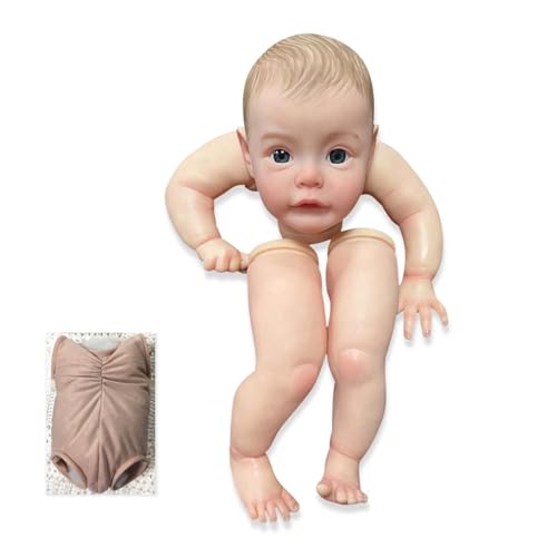 Muñeca Reborn Realista 24 Pulgadas con Cuerpo de Tela miniatura 1