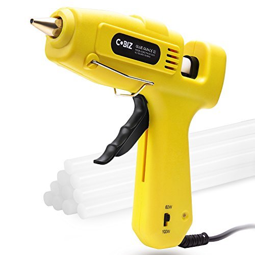 Hot Glue Gun, Cobiz Full Size (Not Mini) 60/100W Dual Power High Temp