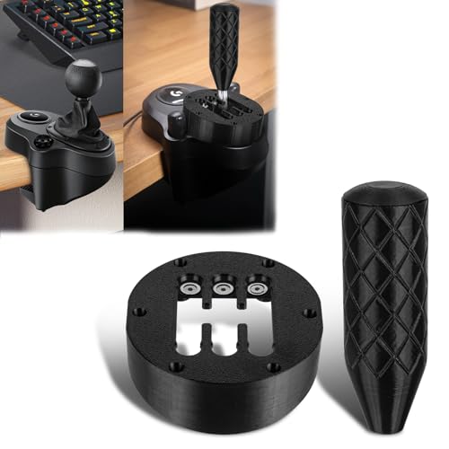 Compatible with Logitech Shifter Magnetic Shifter Mod Kit For Logitech G25/G27/G29, Magnetic Shifting & Enhanced Feel, Black