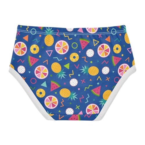 Little Girl Underwear Toddler Panties Kids Undies Watermelon Orange Fruits Soft Cotton Briefs 2T-8Y2