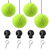 Rebvugr 2-Packs Tennis Ball Garage Parking Aid with Non-Elastic String, Height Adjustable Parking Stopper for Garage, Precise Garage Car Stop Indicator, Parking Assist Ball for Guided Parking (4PCS)