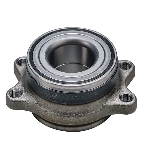 Image of Detroit Axle - Pair Rear Wheel BearingHub Assembly for 2000-2004 Subaru Legacy Outback, 2003-2006 Baja Non-ABS, 2000 2001 2002 2003 2004 512183