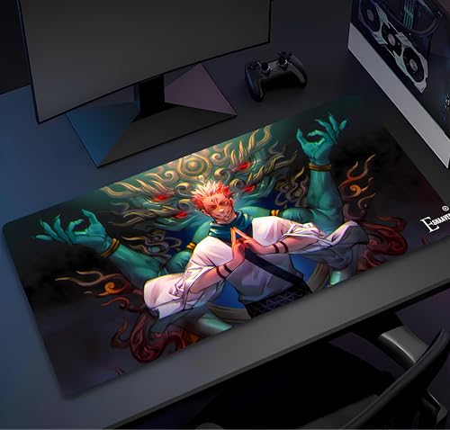 Image of Anime fearturing Large Gaming Mouse Pad, Extended Desktop Mat, 58 x 28 cm (DS 5)