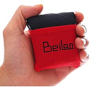 Beilan Mini Picknickdecke Schwarz Rot (70x110cm)