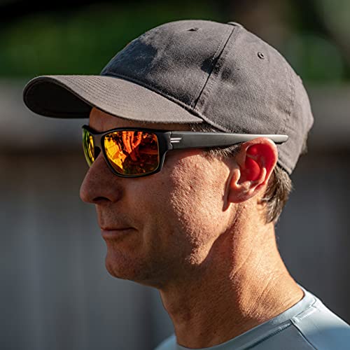 Image of TOROE Eyewear FIELD Wrap Around Sport Sunglasses With Polycarbonate Polarized Lenses, Lightweight TR90 Frame