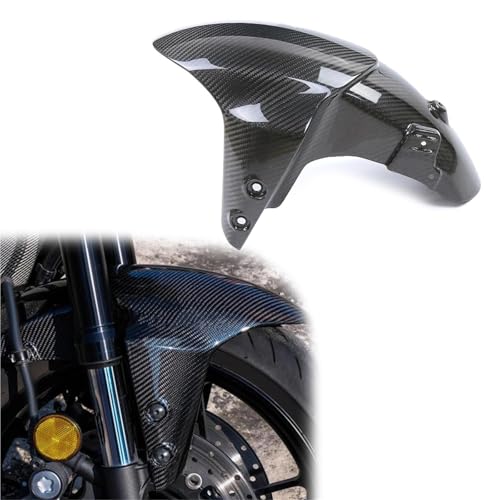 Garde-Boue Avant de Moto en Carbone : Évitez les Impacts sur Yamaha XSR900 2022-2024