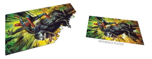 Image of Frank Marvel Venom 250 Piece Jigsaw Puzzle for Kids Above 9 Years | Fun & Challenging Brain Booster Educational Toys | Realistic Illustrations Puzzle Games for Focus & Memory | Gifts for Girls & Boys