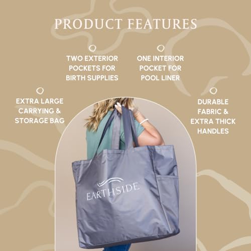 Carrying & Storage Bag for Home Birth Kit - Doula Supplies & Doula Bag Essentials - Room for Birthing Pool & Birth Pool Liner - Birthing Kit for Home Birth Essentials4