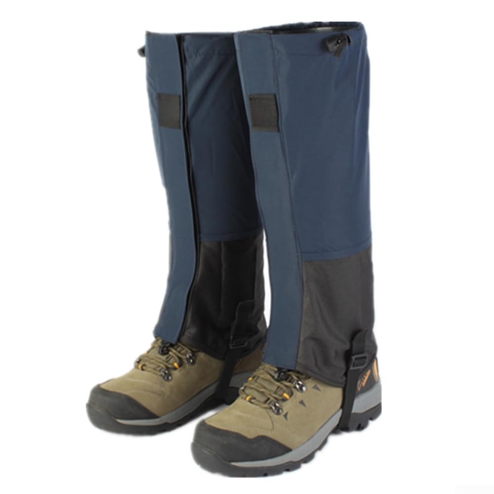 Ghette da neve, traspiranti, ergonomiche, per tutti, unisex, impermeabili, a prova di sabbia, colore nero