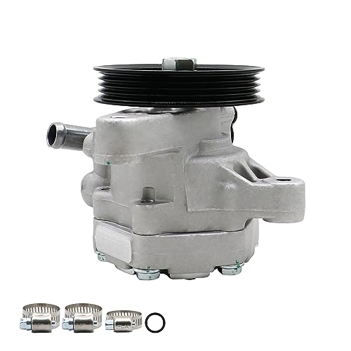 Image of 21-5267 Power Steering Pump with Pulley, Fits for 2001 2002 2003 2004 2005 Civic 1.7L l4 (CNG & GAS), Fits for 2001-2005 EL 1.7L, OE-Quality Power Assist Pump, Replace OE 56110PLA023