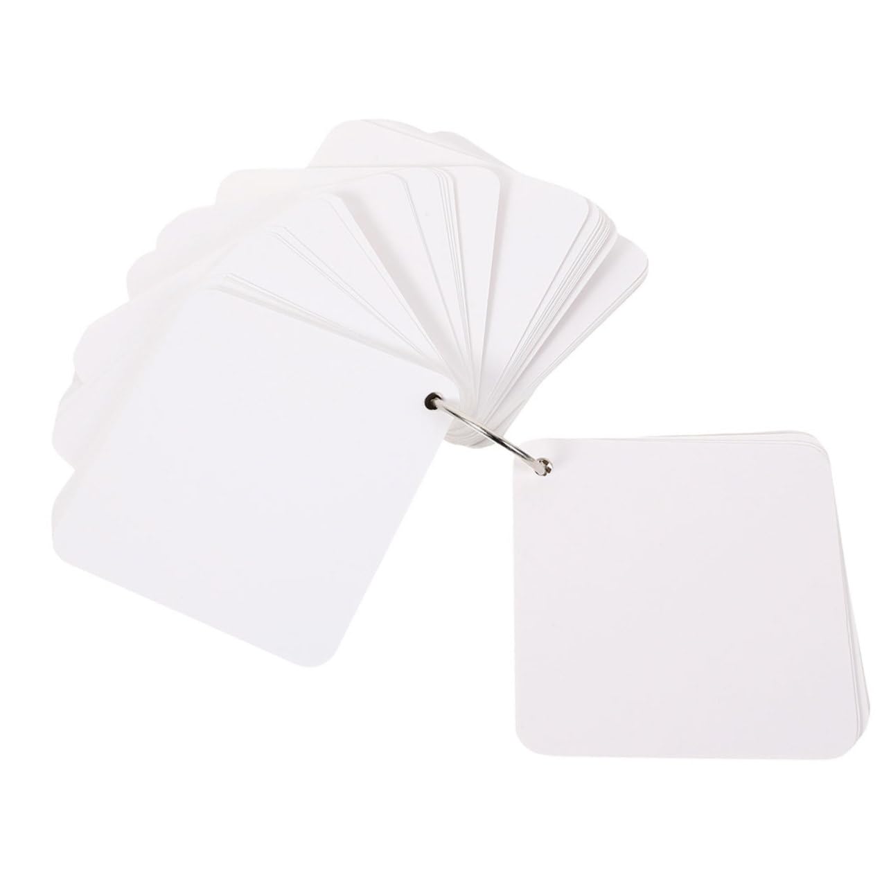 300blätter Karteikarten Blanko Notizkarten Mit Ring Karteikarten Mit Ringen Leere Vokabelkarte Karten Selbst Gestalten Schreibpapierkarten Blanko-flash-karten Memokarten Papierkart