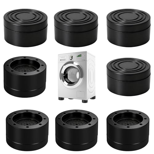 El Mejor Listado de elektra linea blanca lavadoras los preferidos por los clientes. 47 8 Pcs Base Antideslizante para Lavadora, Base Lavadora de Tamaño Universal, Reducción del Ruido y Absorción de Impactos, Almohadillas de Goma Apta para Lavadoras y Otros...