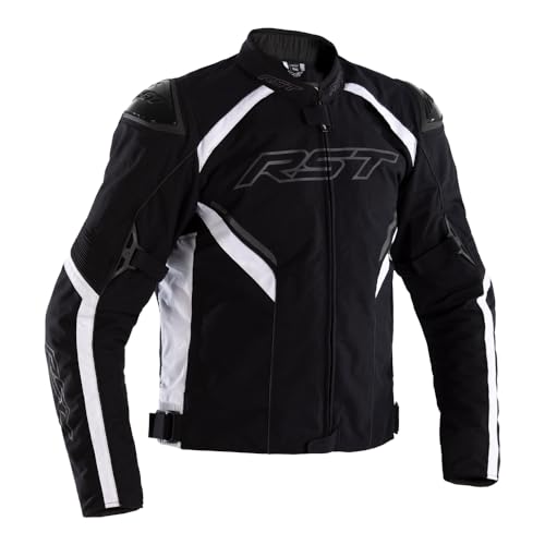 Veste textile de moto RST Sabre protégeant du vent avec sa coupe ajustée L