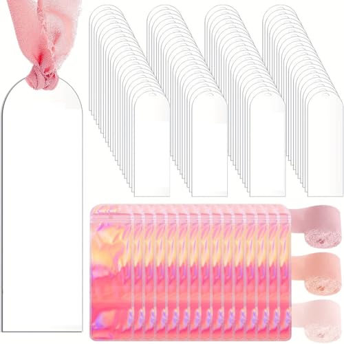 Marque-page acrylique transparent sans rayure avec ruban pour éviter le papier corné