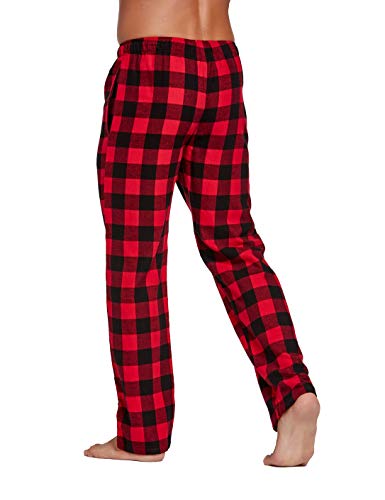 CYZ Men's 100% Cotton Super Soft Flannel Plaid Pajama Pants2