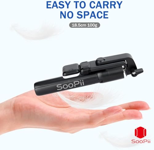 Image of Selfie Light Stick with Tripod Stand, 3 in 1 Multifunctional design, Rechargable LED Light with Two Brighness Levels for Make up, Selfie, Vlogging & Photo Shoot,70cm Selfie stick with Bluetooth Remote