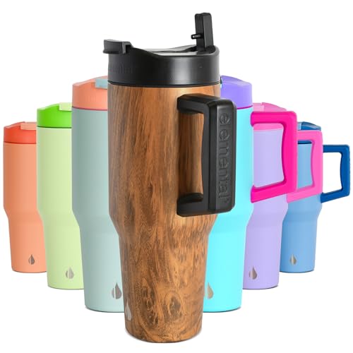 Image of Elemental 100% Leak Proof 32oz Tumbler with Handle & Straw Travel Mug