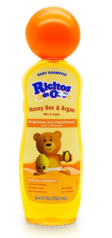Ricitos de Oro - Honey Bee & Argan Baby Shampoo 8.4 Oz/with a comb