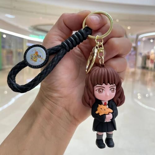Penny Wise® Cute 3D Har Pot Keychain Figure & Bag Charm | Comes With A Hook & Hand Strap | Kids Collectible | Ideal For Girls Return Gifts | Trendy Deisgn | Single Piece
