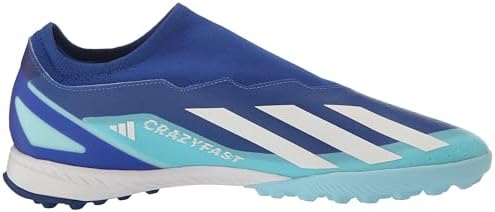 adidas Unisex X Crazylight.3 Laceless Turf Sneaker, Bright Royal/White/Solar Red, 10 US Men | Image 5