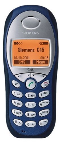 Siemens C45 Telefono cellulare, colore: blu Oriente