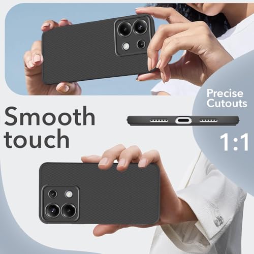 Image of Jkobi Back Cover Case for Poco X6 5G (Liquid Silicone | Side Grip | Camera Protection)