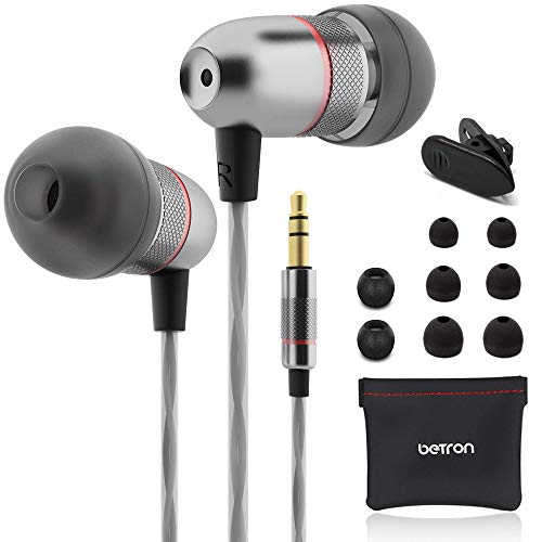 Betron ELR50 Earbuds, Noise Isolating Earphones, Bass Driven Sound, Premium Audio Quality in