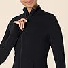 Amazon Essentials Giacca Tecnica in FormFlex Morbidissimo, con Zip Integrale, Vestibilità Aderente Donna, Nero, M #3