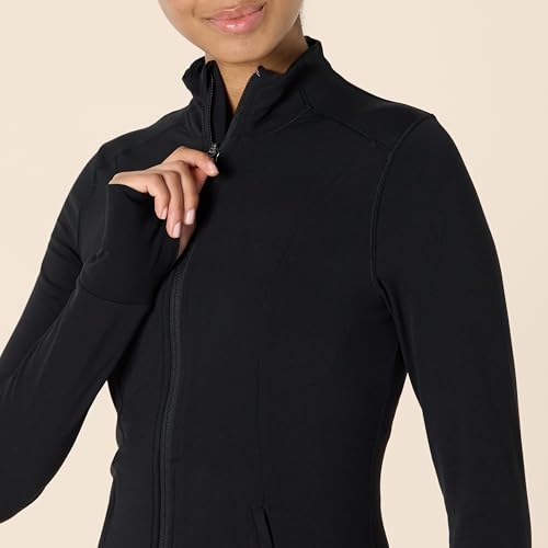 Amazon Essentials Women's Active FormFlex Buttery Soft Slim Fit Full Zip Jacket4