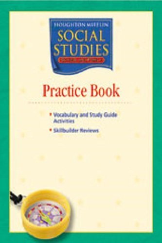 Houghton Mifflin Social Studies: School and Family : Pracrice Book