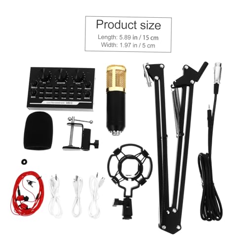 Équipement de karaoké kit microphone condensateur webdiffusion YARNOW - 2