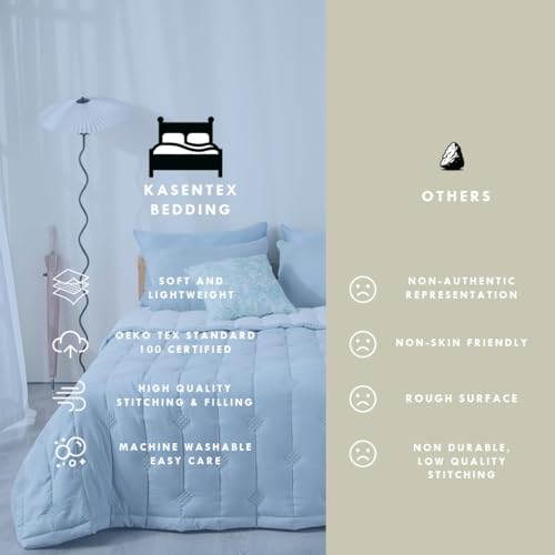 image for KASENTEX Ultra Soft 3 Piece Quilts Mini Set Machine Washable Lightweig