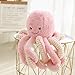 Asdomo - Pulpo de peluche, bonito animal marino de peluche, juguete marino de peluche de 40 cm, Algodón PP., Rosa, Pink 40cm/15.75inch(height)