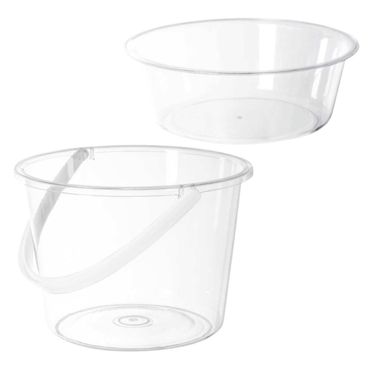 Cubo para Baño Transparente contra el Desorden del Hogar
