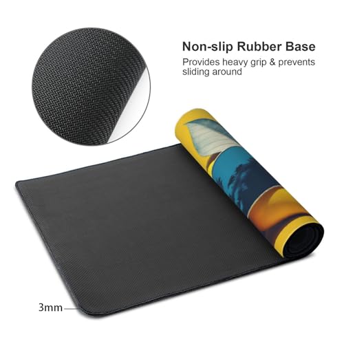 Tapis de souris de jeu grand format protégeant votre bureau