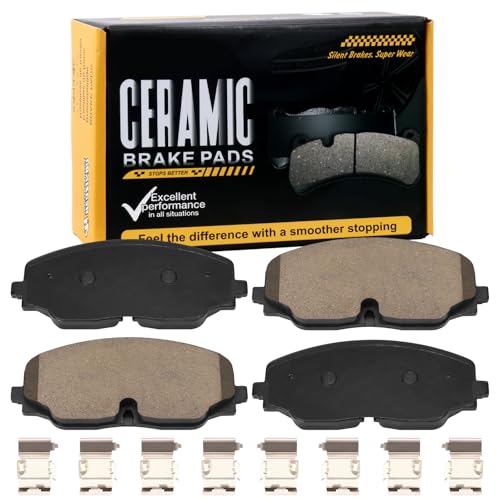 Image of D2074 Front Ceramic Brake Pads Kit Fit For Volkswagen Atlas 2018-2023, For Volkswagen Atlas Cross Sport 2020-2023