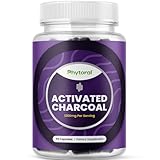 Pure Activated Charcoal Pills Detox & Cleanse - Purifying Coconut Capsules with 1200 mg Per Serving for Bloating Relief - Active Detoxification Supplement for Body & Gut Health - 90 Count