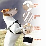 Maulkorb für Große, Mittelgroße und Kleine Hunde, Weich Maulkorb gegen Bellen mit Vorne-Atmung, Kauen-Schutz, Geschenk für Haustiere (L)