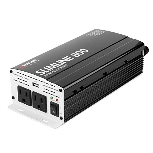 Wagan EL3718 800W Slim Line AC to DC Inverter 800W TrueRated 1600W Surge