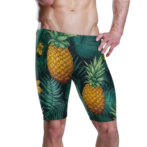 UMIRIKO Pineapple Fruit Swim Jammers for Men Athletic Durable S B0400933