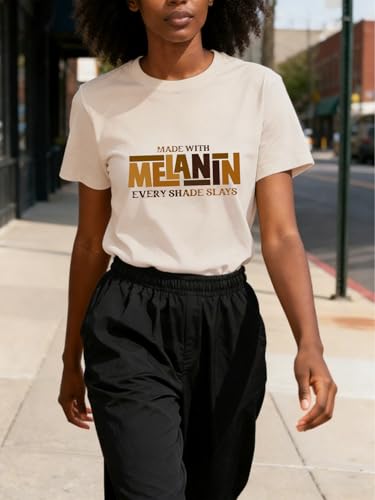 Image of Black History Pajamas, Graphic Matching Sets for Women, Magic Afro American Natural Hair Vintage Melanin T-Shirts and Pants