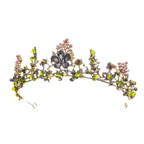 Serre-tête forestier élégant couronne verte pour shooting photo champêtre