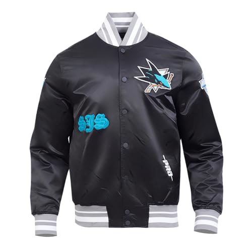 Image of Pro Standard Mens NHL Old English Satin Jacket