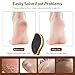 Nano Glass Foot Scrubber Shower Glass Pedi Egg Pumice Stone with Bamboo Handle, Non-Plastic Pedicure Foot File for Effortless Callus Removal