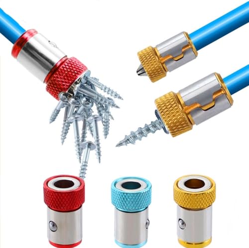 Magnetic Screwdriver Head Upgrade for Hex Bits and Power Bits (3-Pack)