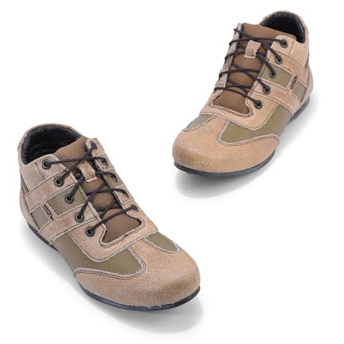 Image of Woodland Men Beige Casuals LACE UP