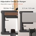 Headphone Holder Adjustable Clamp-on Headphone Hook - Image 4