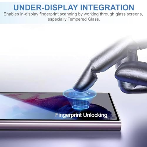 Image of NISHTECH 100% Fingerprint Unlock Military-Grade Gorilla Tempered Glass for Samsung Galaxy S21 5G with Edge to Edge Coverage - Case Friendly, Anti-scratch and Bubble free With installation kit