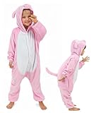 Baby Pig Costume Pink Toddler Piglet Costume Kids Girls Unisex Halloween Animal Costumes Boys Pig Onesie Infant 18-24M